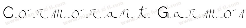 Cormorant Garmond Se字体转换